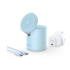 Anker Wireless Charger 623 Magnetic Wireless Charger For iPhone Samsung Blue