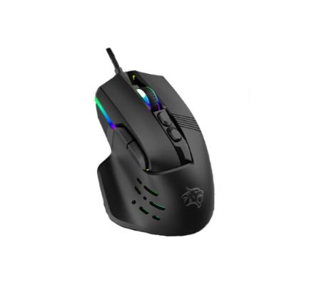 Porodo Gaming 9D Wired Mouse DPI 12800 with 13 Modes RGB Light - Black