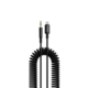 Porodo Lightning to AUX Coil Cable 1.2M – Sleek, Retractable, and Durable Connection! -  PD-LAXCC