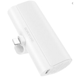 Borofone BJ35 Mini Pocket Power Bank 5000mAh - White