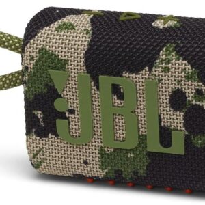 JBL Go 3 Portable Waterproof Speaker with Pro Sound, Powerful Speaker Squad