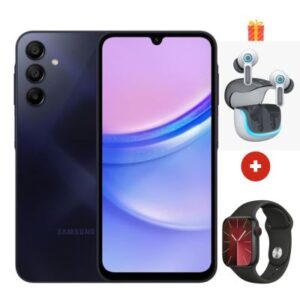 Samsung Galaxy A15 Blue Black 128GB 4GB With Gegroup Combo Offers