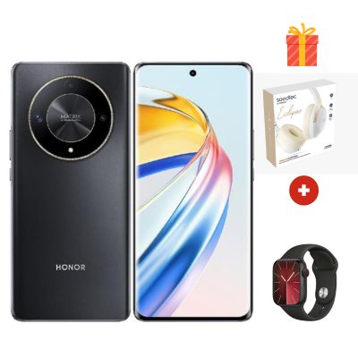 Honor X9b 5g 12GB 256GB Midnight Black + Porodo Headphone & Smart Watch
