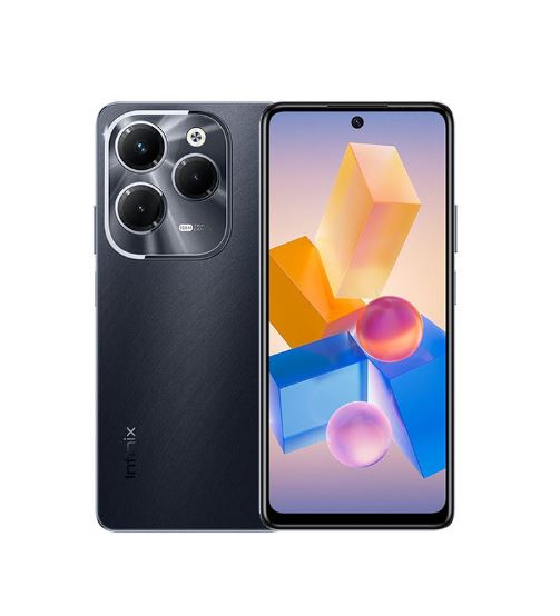 Infinix Hot 40 Pro 256GB Palm Blue, 8GB RAM, 4G, Dual Sim Smartphone Midnight Black