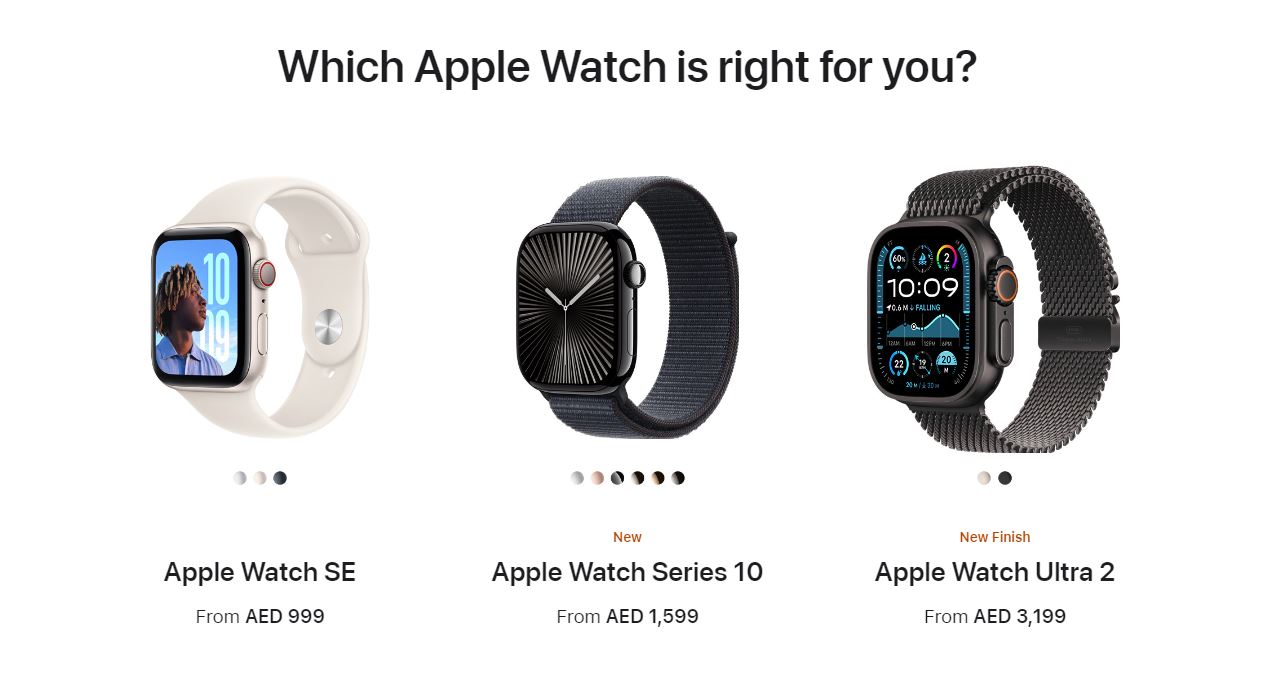 Price Comparison images.Check the Apple ultra watch latest price in uae this smart watch is being used in a fitness class, illustrating its health and fitness tracking features.